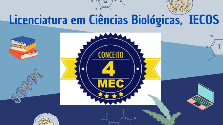 O curso de Ciências Biológicas do IECOS - Bragança é nota 4 no MEC